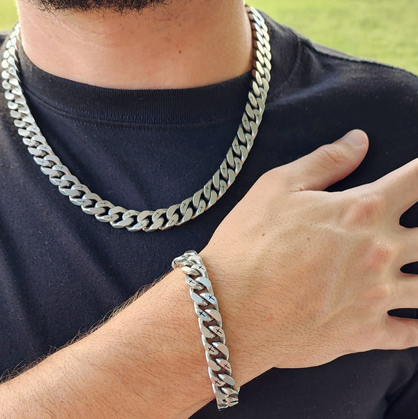 Genesis Chain + Genesis Bracelet (Brushed)