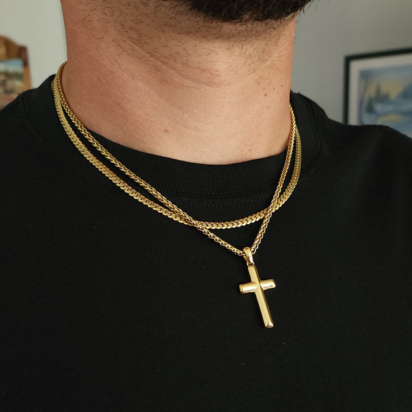 Signature Cross + Lux Set (Polished Gold)