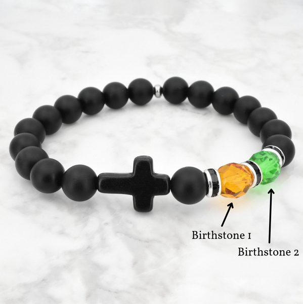 His & Hers Faith Birthstone (8mm)