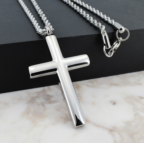 Stainless Cross Necklace - Gemvius
