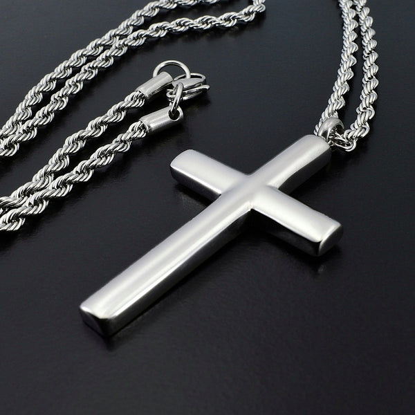 Stainless Cross Necklace - Gemvius