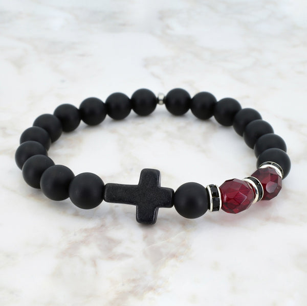 January Garnet Faith (8mm) - Gemvius