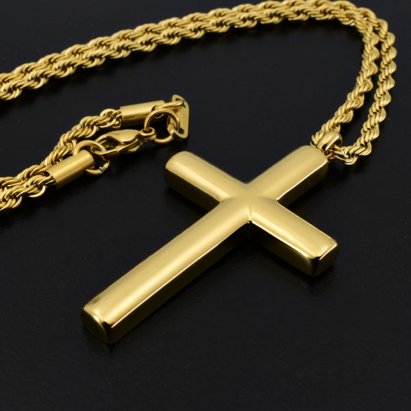 Stainless Cross Necklace - Gemvius