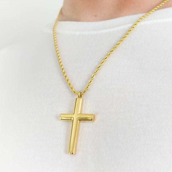 Stainless Cross Necklace - Gemvius