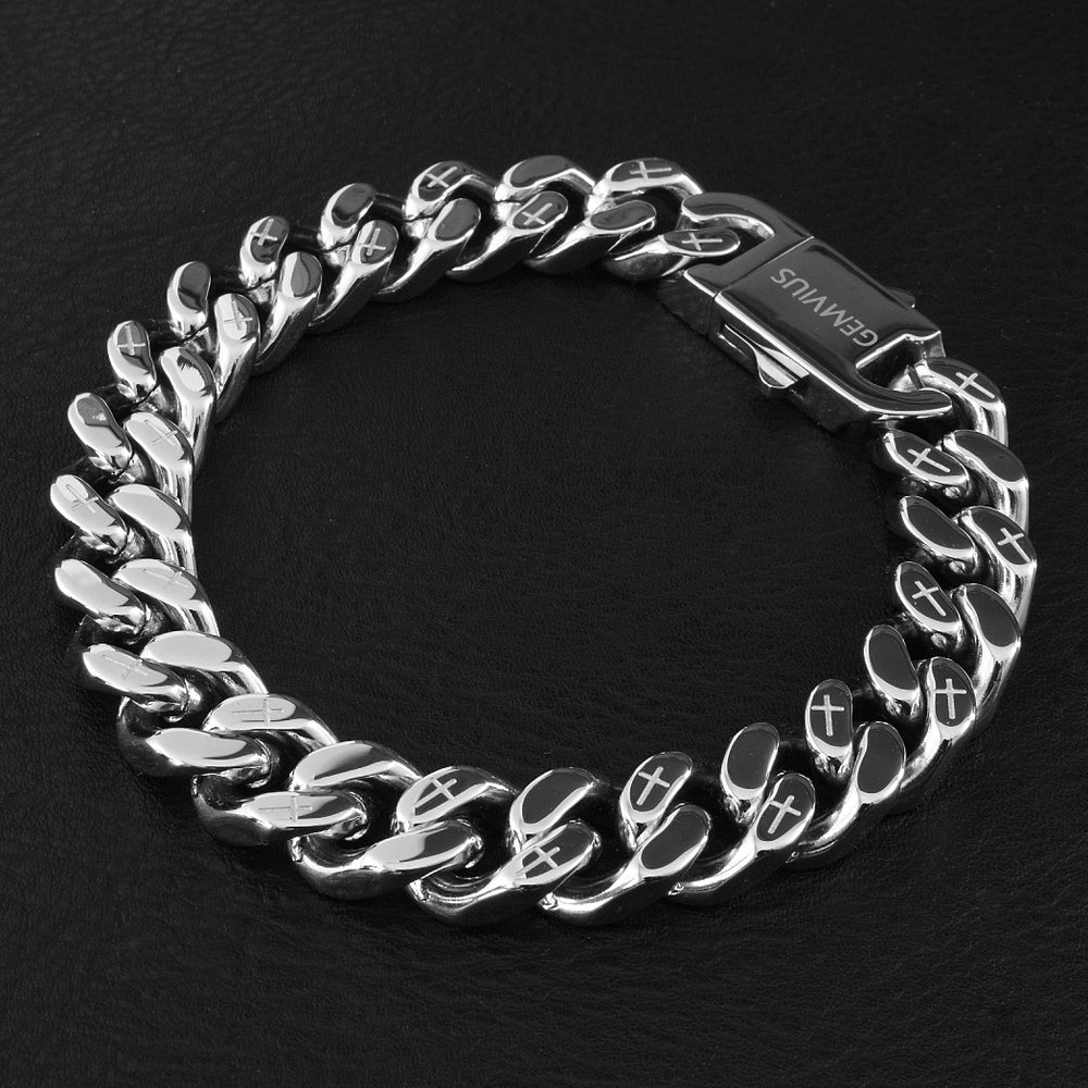 Genesis Bracelet Polished Silver (10mm)