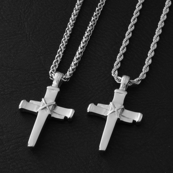 Signature Nail Cross Necklace