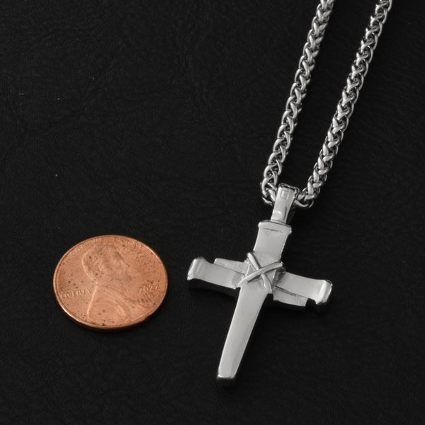 Signature Nail Cross Necklace