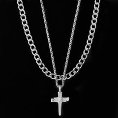 Signature Nail Cross + Nova 7.5mm Set - Cross Necklace +