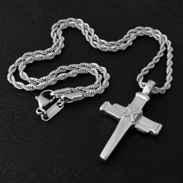 Signature Nail Cross Necklace