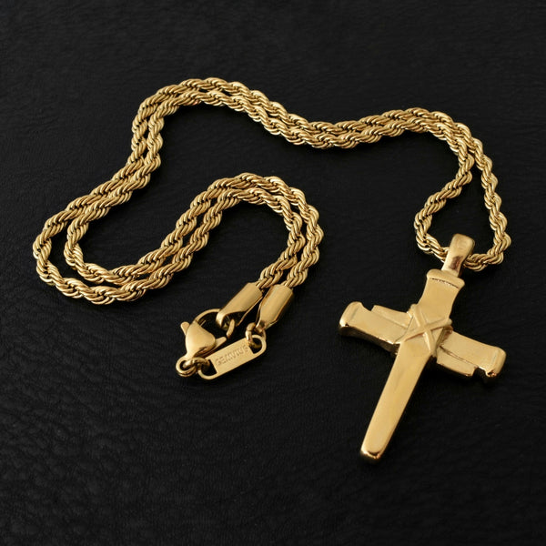 Signature Nail Cross Necklace