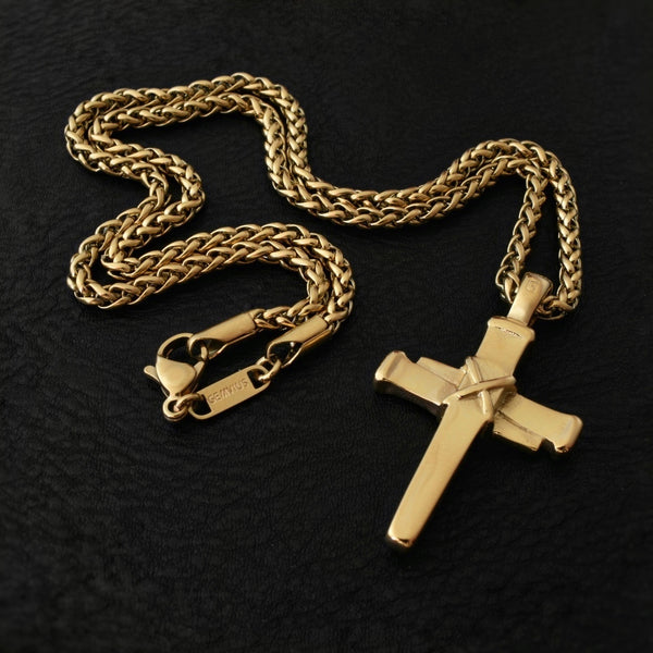 Signature Nail Cross Necklace