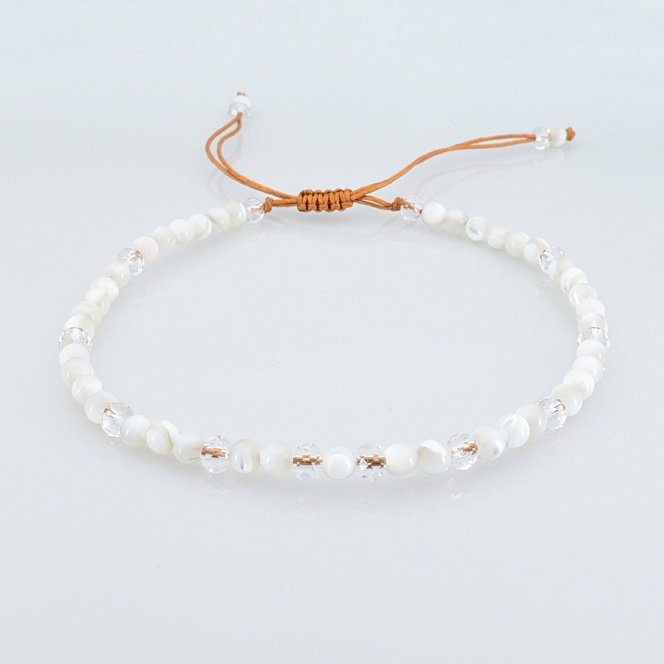 Mother Of Pearl & Crystal - Gemvius