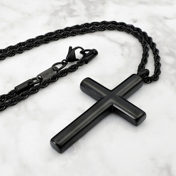 Stainless Cross Necklace - Gemvius