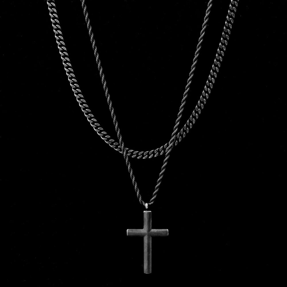 Cross + Sphinx Set (Aged Black) - Gemvius