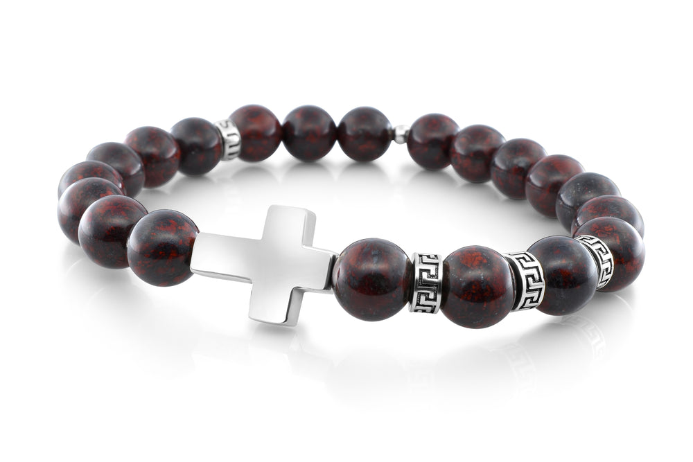 Premium Cross Gold Obsidian (8mm) - Gemvius